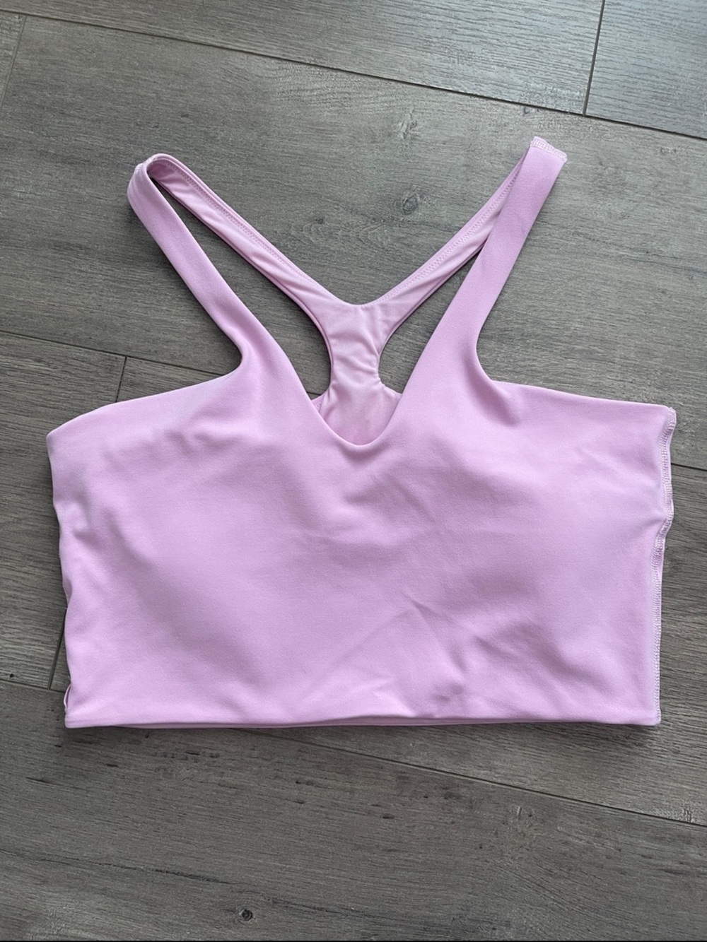 Lululemon Bend This V & Racer Sports Bra Reversible Pink Size small medium